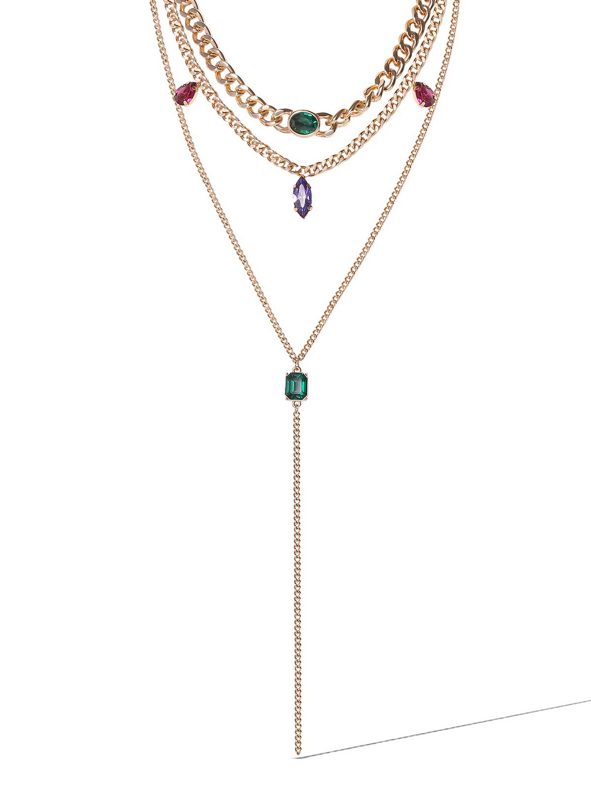 Jessica Simpson Sale | Layered Gemstone Necklace