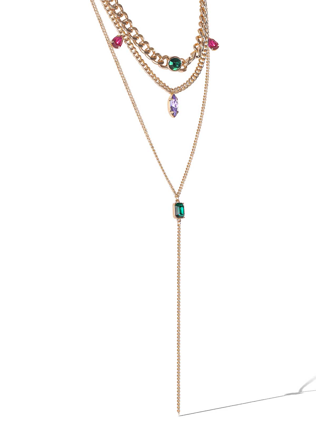 Jessica Simpson Sale | Layered Gemstone Necklace