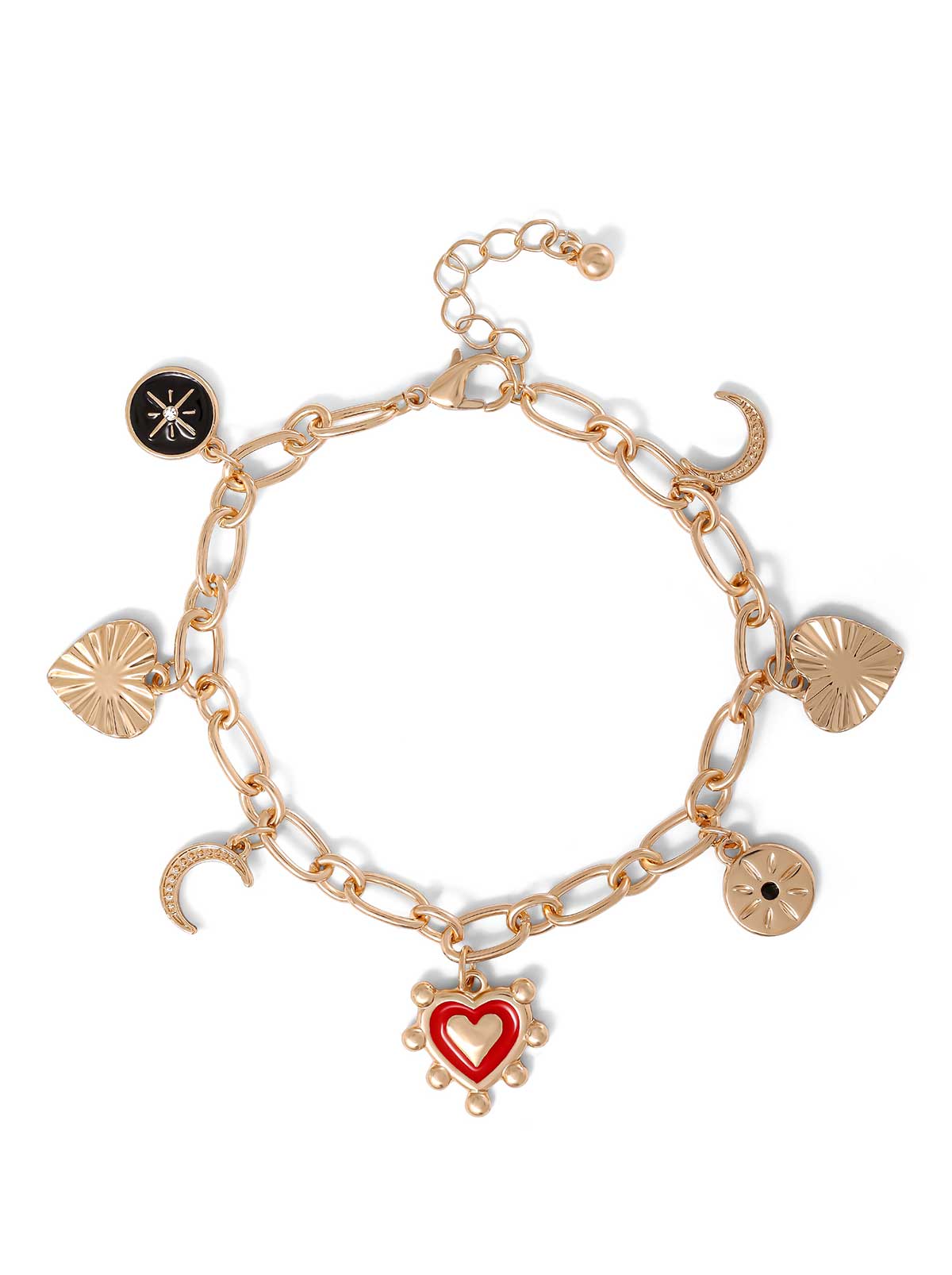 Jessica Simpson On Sale | Gold Assorted Charm Bracelet