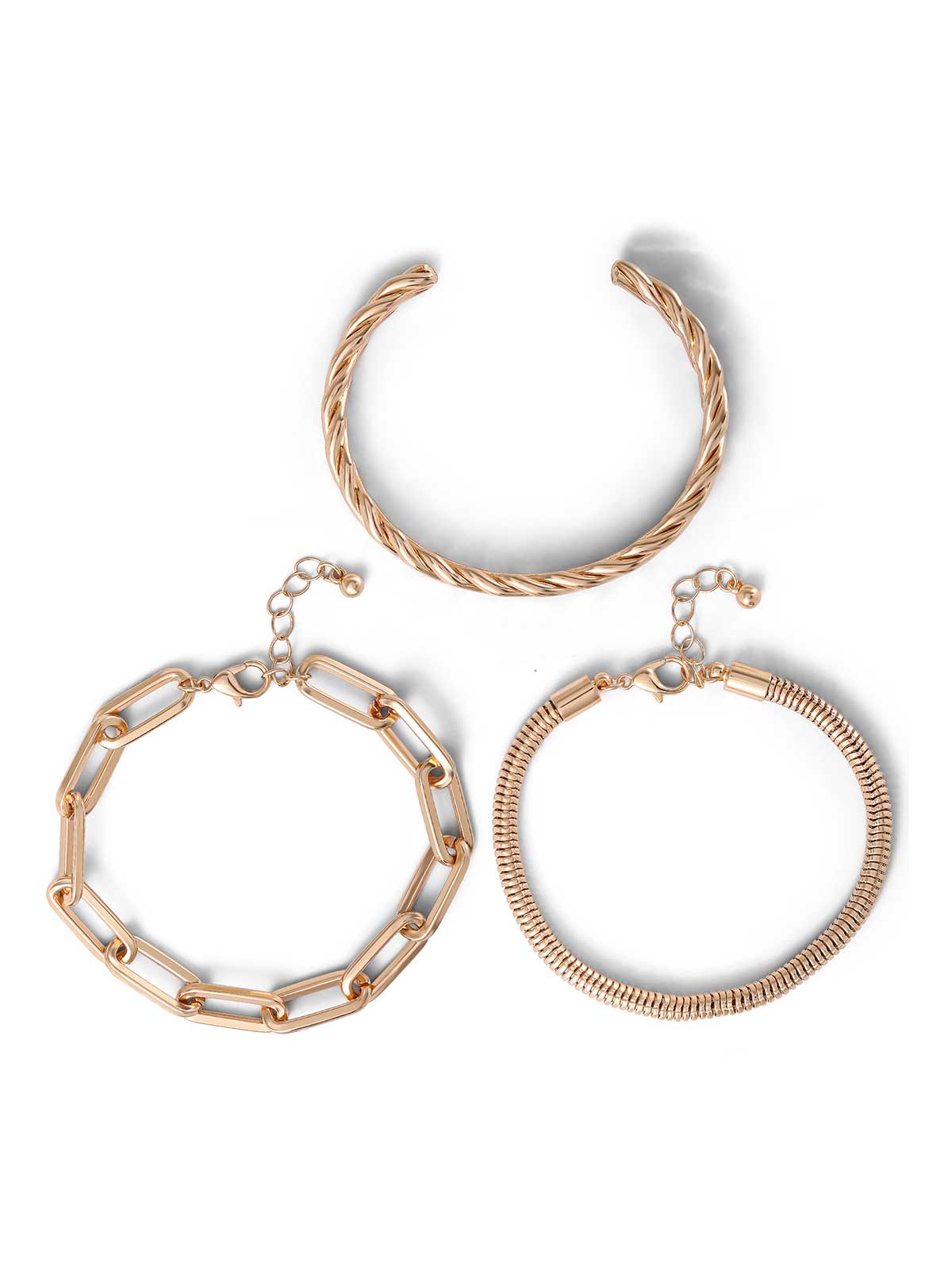 Jessica Simpson Sale | Gold Trio Bracelet Set