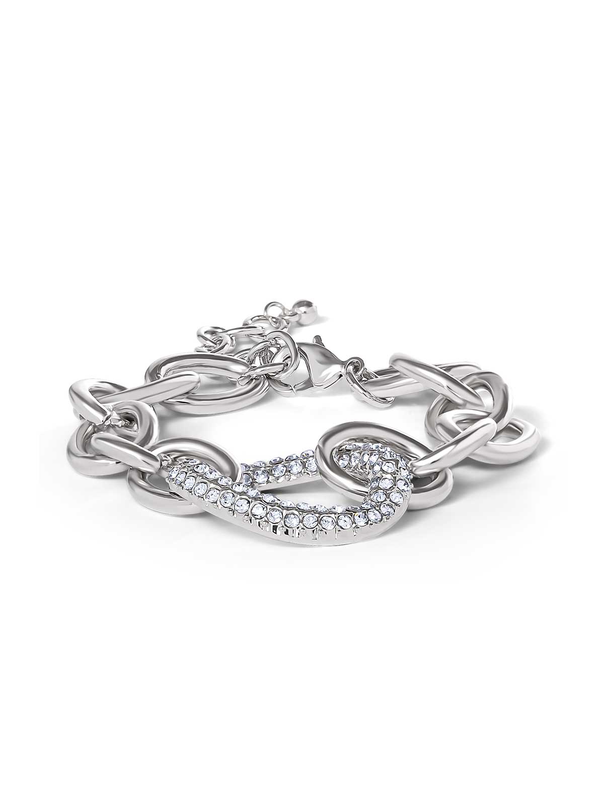 Jessica Simpson Online | Bold Silver Link Bracelet