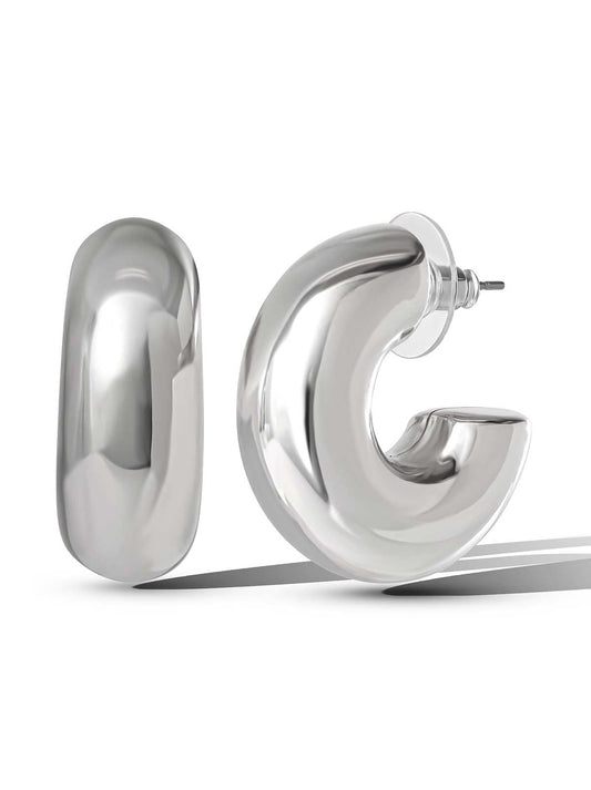 Jessica Simpson For Sale | Silver Hoop Earrings