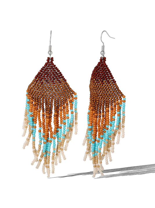 Jessica Simpson On Sale | Multi Seed Beads Dangle Earring