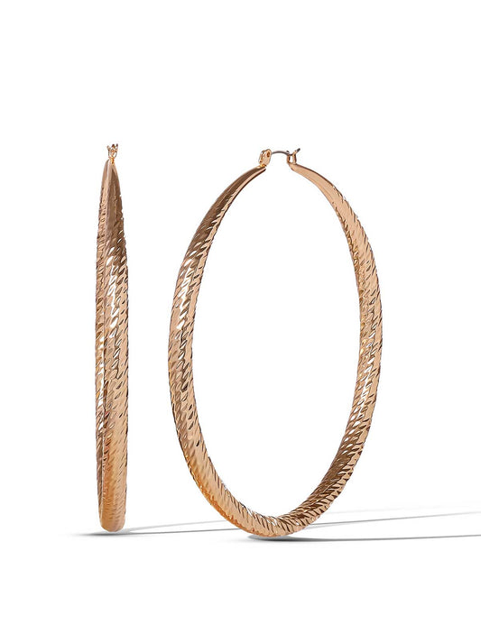 Jessica Simpson On Sale | Textured Oversized Hoop Earrings