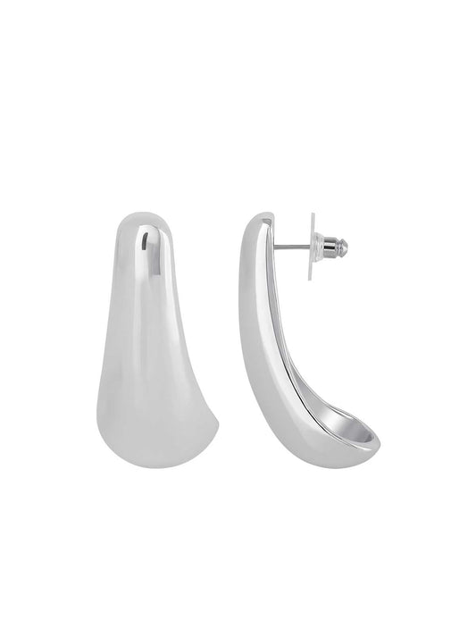 Jessica Simpson Discount | Sculpted Teardrop Hoop Earrings