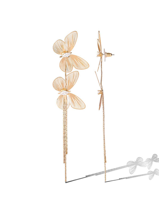 Jessica Simpson On Sale | Double Butterfly Dangle Earrings