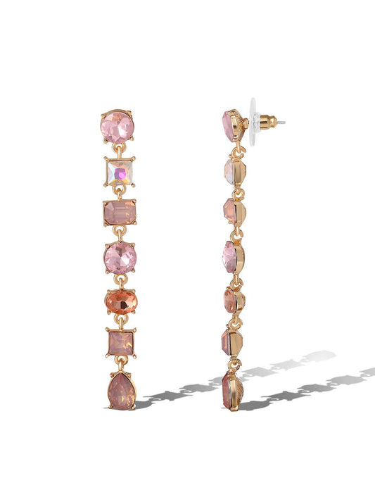 Jessica Simpson Sale | Gradient Pink Gemstone Drop Earrings