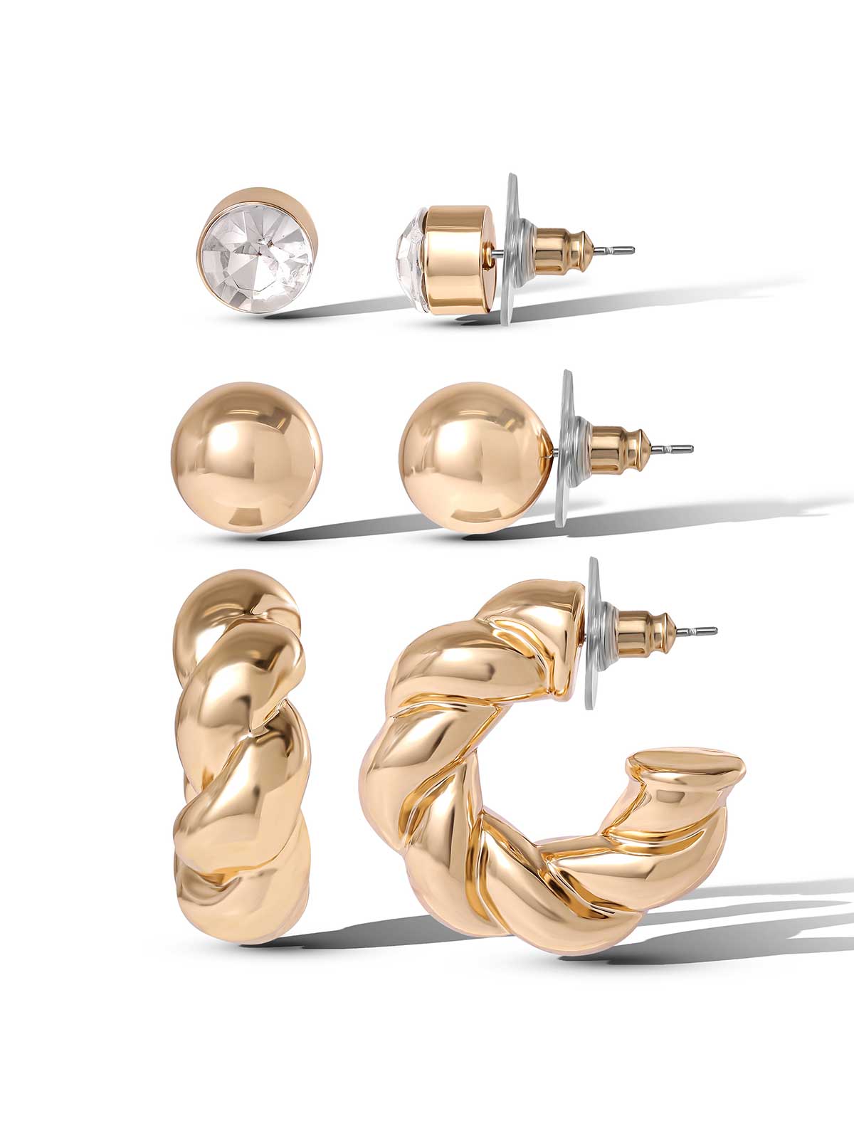 Jessica Simpson Online | Classic Gold Earring Set