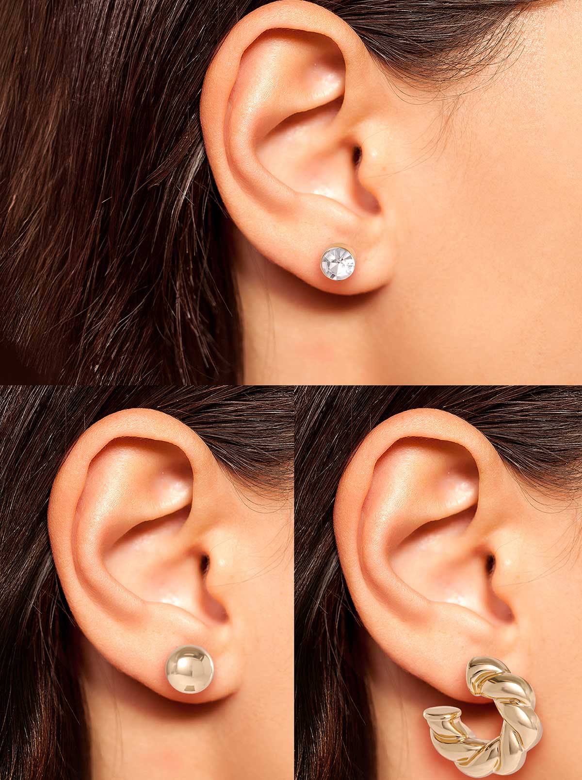 Jessica Simpson Online | Classic Gold Earring Set