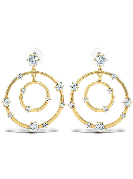 Jessica Simpson Online | Orbital Crystal Drop Earrings