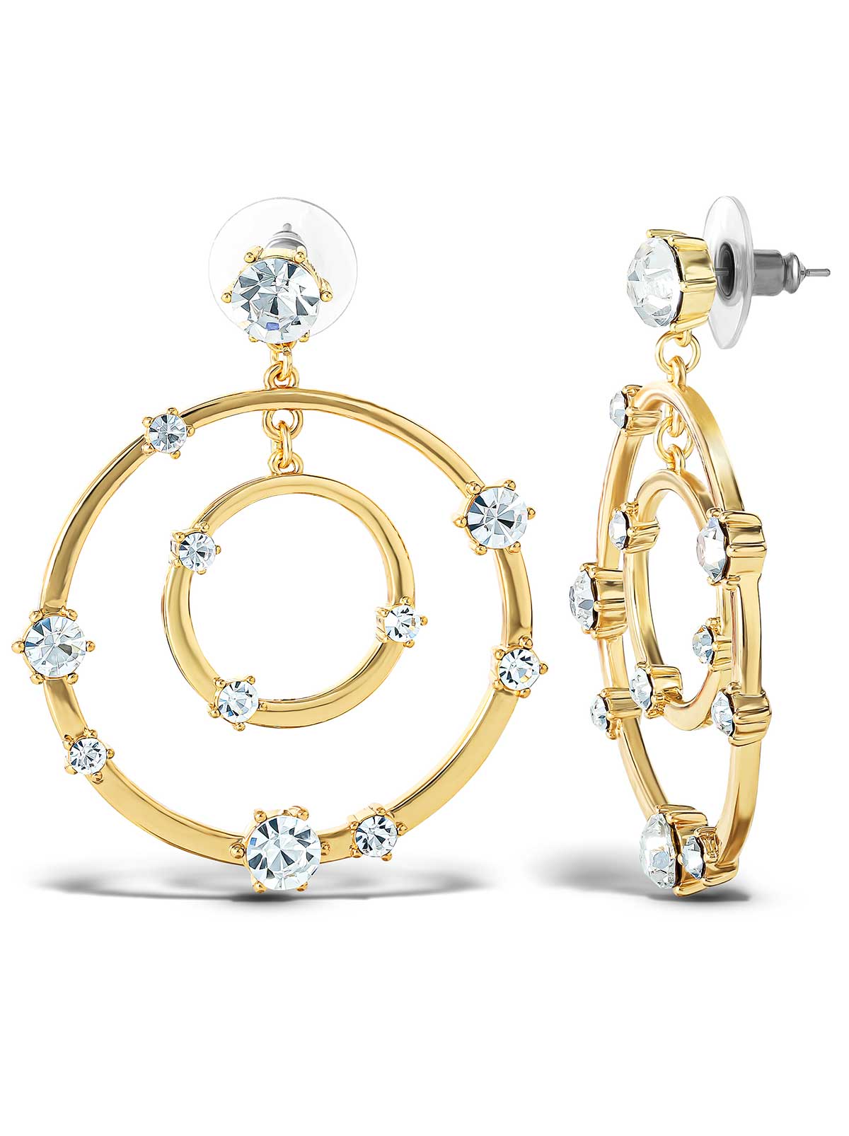 Jessica Simpson Online | Orbital Crystal Drop Earrings