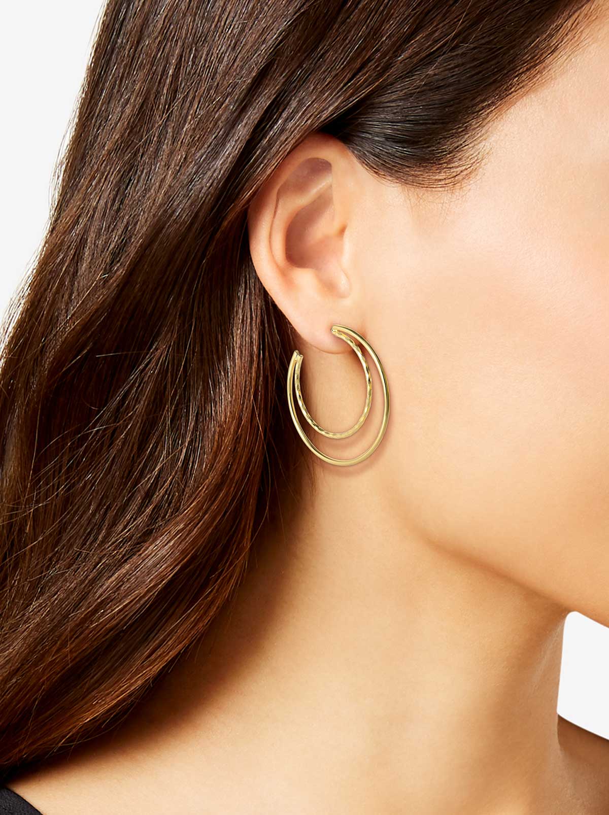 Jessica Simpson Outlet | Double Hoop Earrings