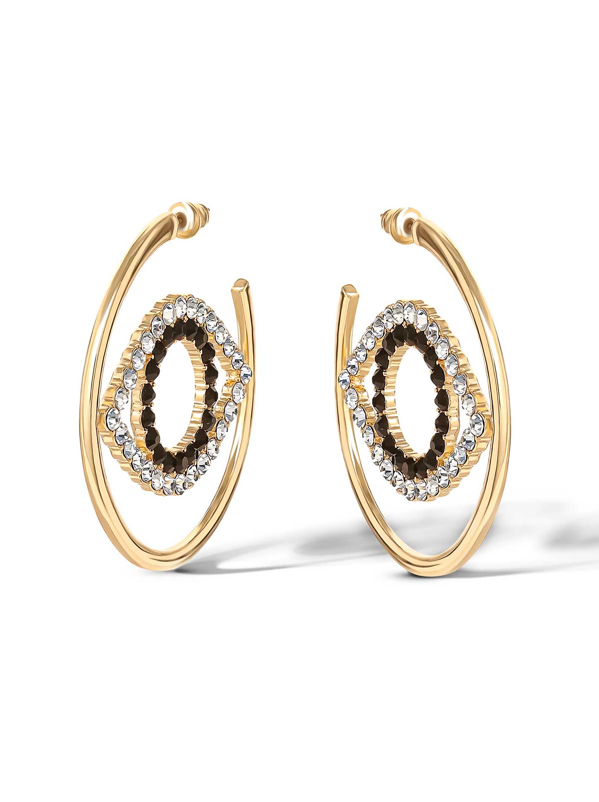 Jessica Simpson Online | Crystal Eye Hoop Earrings