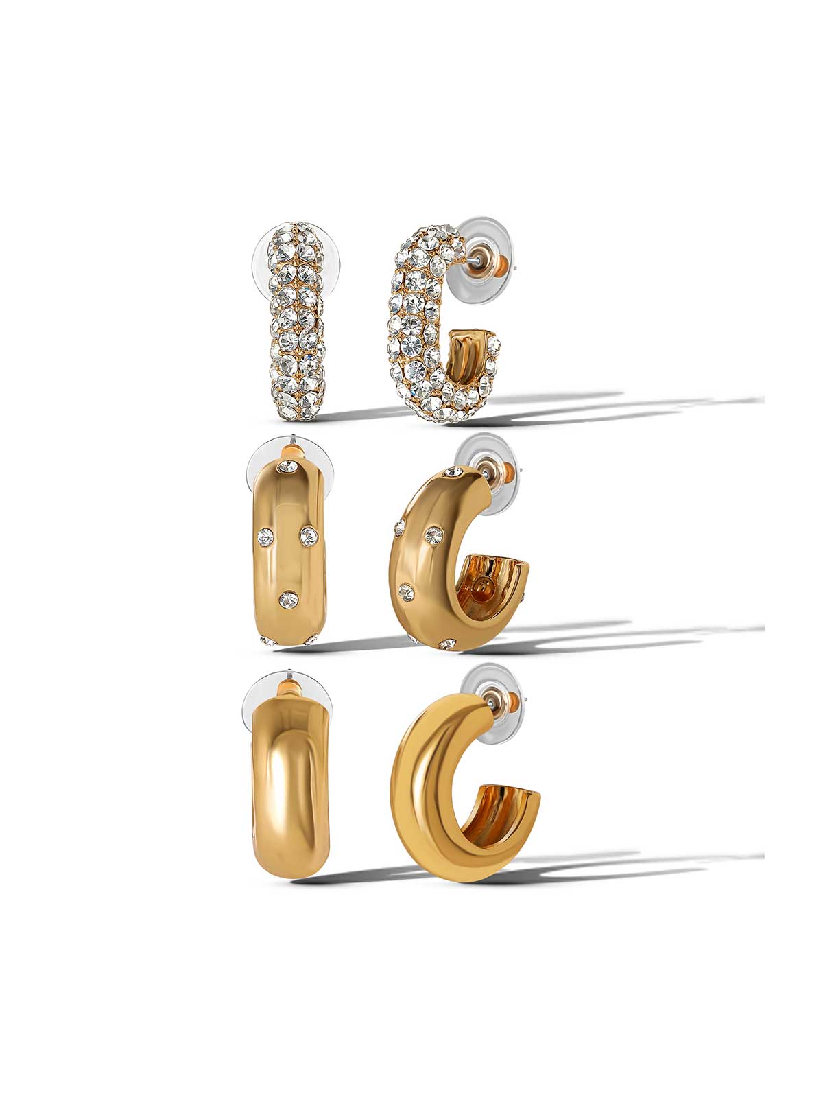 Jessica Simpson For Sale | 3 Hoop Earring Set
