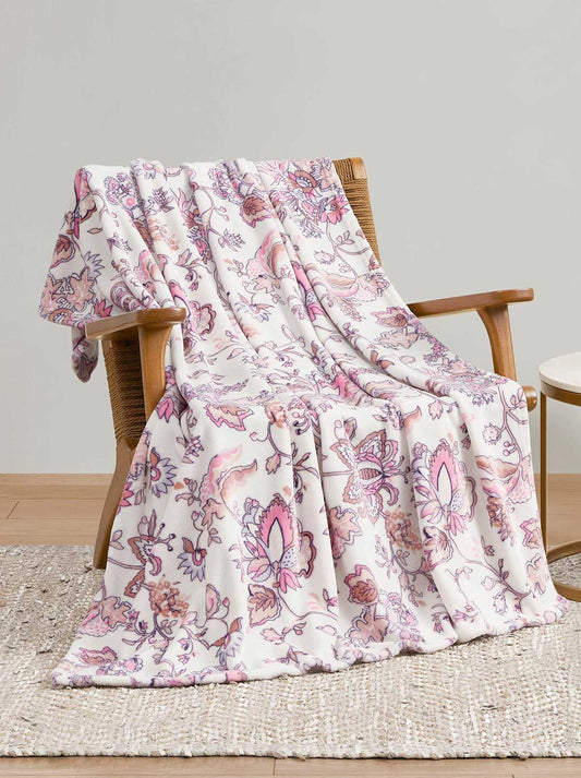 Jessica Simpson For Sale | Bertha Rose Lilac Plush Throw Blanket