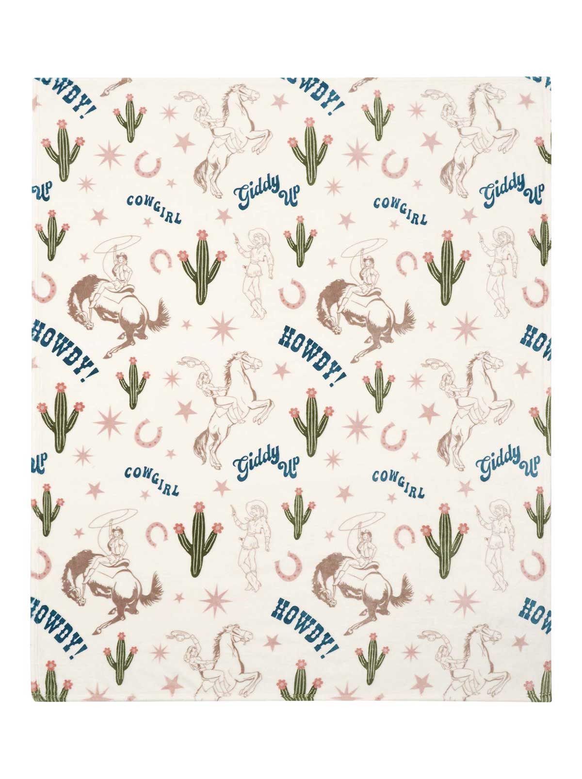 Jessica Simpson Sale | Giddy Up Cowgirl Plush Throw Blanket