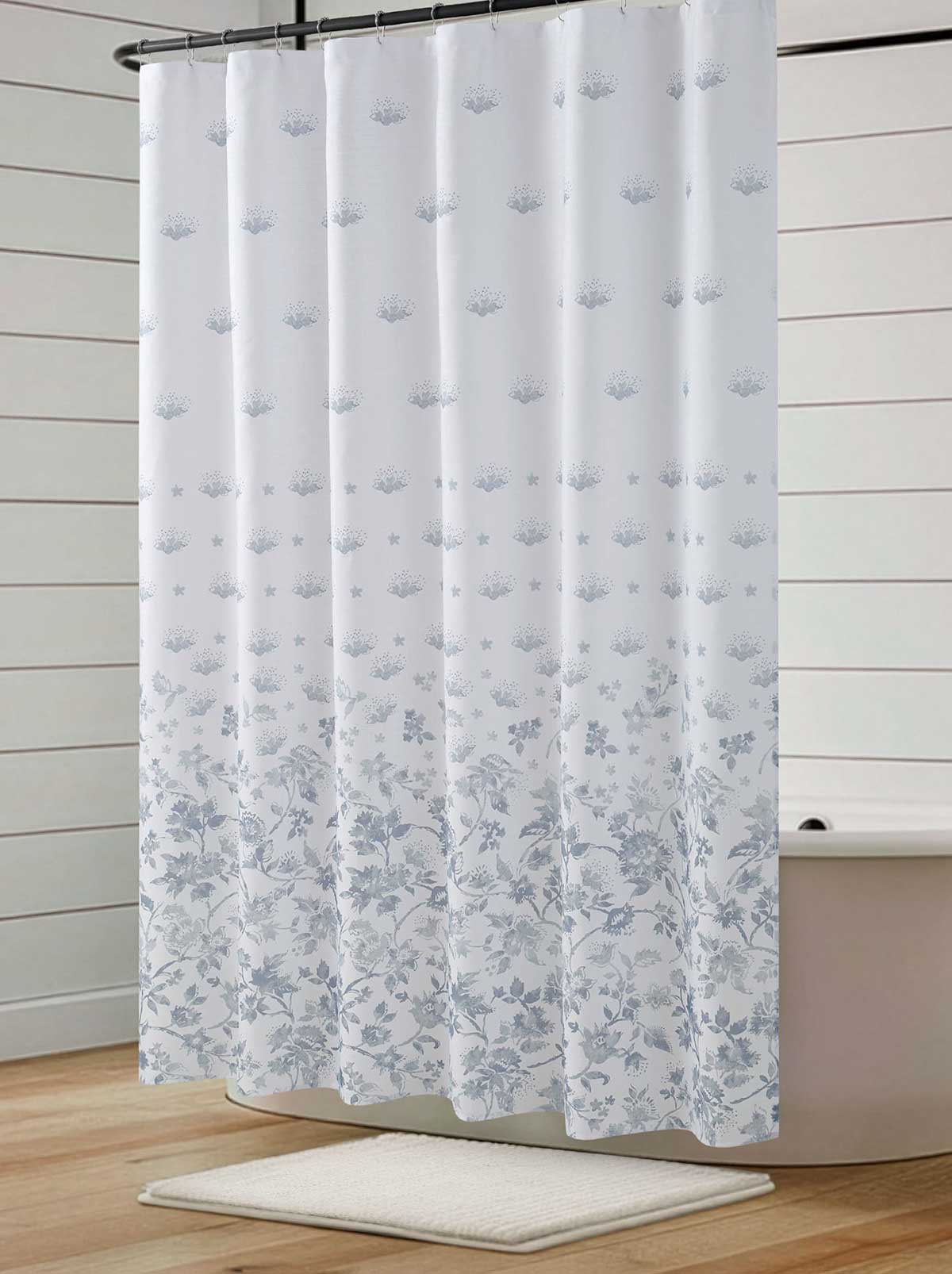 Jessica Simpson Sale | Jalina Blue Shower Curtain Set