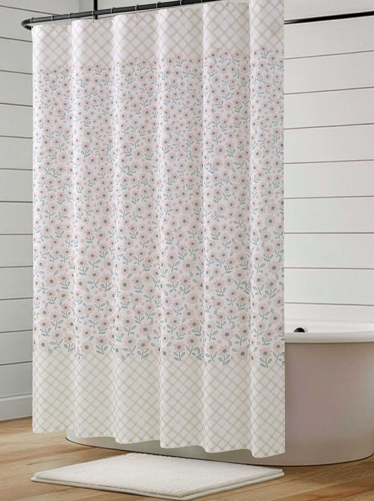Jessica Simpson Online | Zexie Border Blush Shower Curtain Set
