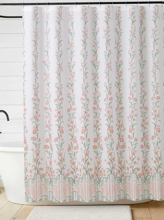 Jessica Simpson For Sale | Nori Floral Blush Shower Curtain Set